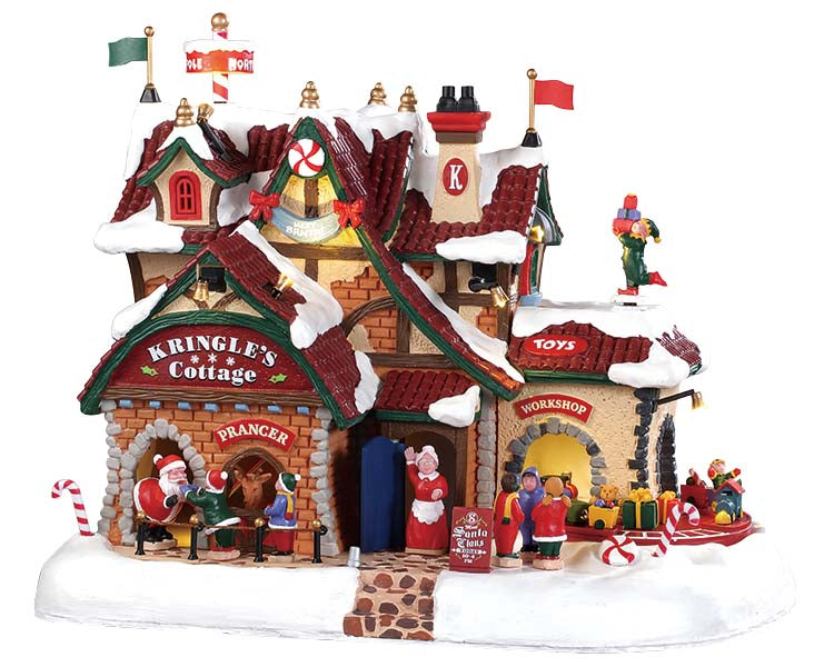 LEMAX Kringle's Cottage, with 4.5V Adaptor #95462